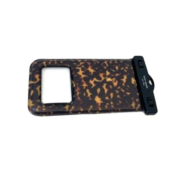 Kate Spade Waterproof Phone Pouch Animal Print Leopard NEW in Box - Picture 2 of 8
